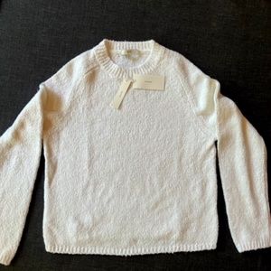 Vince White Cotton Seater